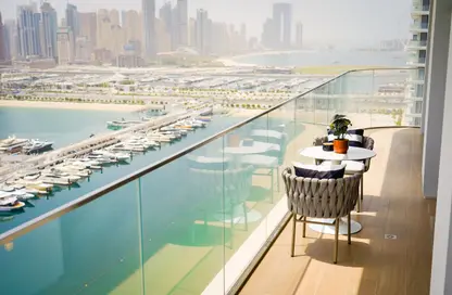 Apartment - 2 Bedrooms - 2 Bathrooms for rent in Palace Beach Residence - EMAAR Beachfront - Dubai Harbour - Dubai