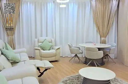 Apartment - 2 Bedrooms - 3 Bathrooms for rent in Orient Tower 1 - Orient Towers - Al Bustan - Ajman