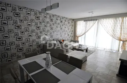 Living / Dining Room image for: Apartment - 3 Bedrooms - 5 Bathrooms for rent in Al Fattan Marine Tower - Al Fattan Marine Towers - Jumeirah Beach Residence - Dubai, Image 1