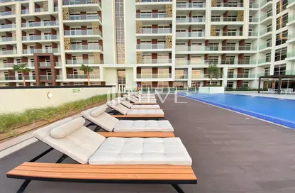 Pool image for: Apartment - 1 Bedroom - 1 Bathroom for rent in Jewelz by Danube - Arjan - Dubai, Image 1