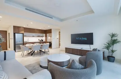 Apartment - 1 Bedroom - 1 Bathroom for rent in Palace Beach Residence - EMAAR Beachfront - Dubai Harbour - Dubai