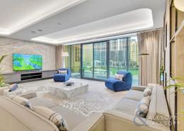 Living Room image for: Penthouse - 5 bedrooms - 6 bathrooms for rent in Dubai Marina Moon - Dubai Marina - Dubai, Image 1