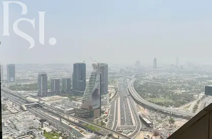 شقة - غرفة نوم - 1 حمام للايجار في برج دوجا - شارع الشيخ زايد - دبي