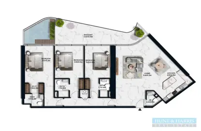 Apartment - 3 Bedrooms - 4 Bathrooms for sale in Sora Beach Residences - Al Marjan Island - Ras Al Khaimah