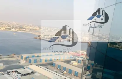 شقة - غرفة نوم - 2 حمامات للايجار في أورينت تاور 1 - أورينت تاور - البستان - عجمان