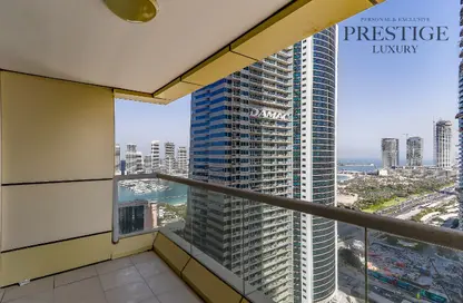 Apartment - 2 Bedrooms - 3 Bathrooms for rent in Sulafa Tower - Dubai Marina - Dubai