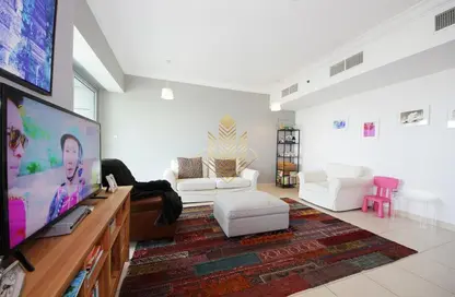 Living Room image for: Apartment - 2 Bedrooms - 3 Bathrooms for sale in 8 Boulevard Walk - Mohammad Bin Rashid Boulevard - Downtown Dubai - Dubai, Image 1