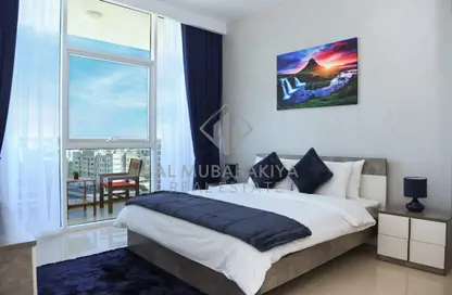 Room / Bedroom image for: Apartment - 1 Bedroom - 2 Bathrooms for sale in Ras al Khaimah Gateway - Ras Al Khaimah, Image 1