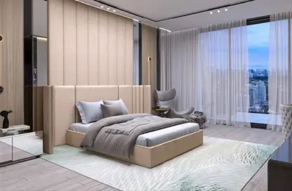Room / Bedroom image for: Apartment - 1 Bathroom for sale in Binghatti Tulip - Jumeirah Village Circle - Dubai, Image 1