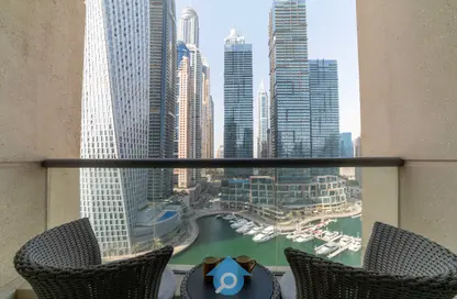 Apartment - 1 Bedroom - 1 Bathroom for rent in Iris Blue - Dubai Marina - Dubai