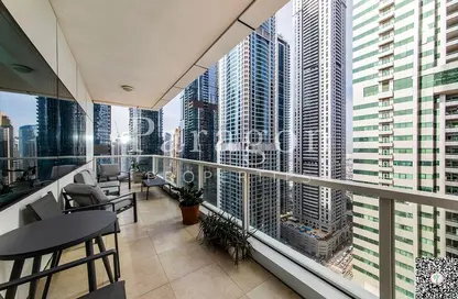 صورة لـ شرفة شقة - 2 غرف نوم - 3 حمامات للبيع في برج ماج 218 - دبي مارينا - دبي ، صورة رقم 1