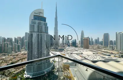 Apartment - 3 Bedrooms - 4 Bathrooms for rent in Boulevard Point - Downtown Dubai - Dubai