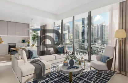 Apartment - 1 Bedroom - 1 Bathroom for sale in Marina Shores - Dubai Marina - Dubai