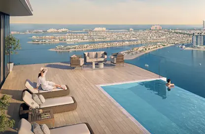 Apartment - 1 Bedroom - 2 Bathrooms for sale in Seapoint - EMAAR Beachfront - Dubai Harbour - Dubai