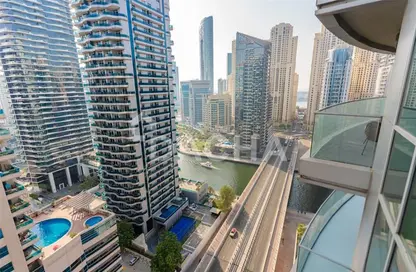 Apartment - 2 Bedrooms - 3 Bathrooms for rent in The Waves Tower A - The Waves - Dubai Marina - Dubai