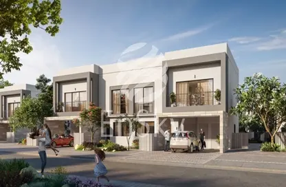 Outdoor House image for: Townhouse - 3 Bedrooms - 3 Bathrooms for sale in The Magnolias - Yas Acres - Yas Island - Abu Dhabi, Image 1