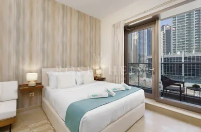 شقة - 1 حمام للايجار في برج التألق 3 - أبراج البريق - دبي مارينا - دبي