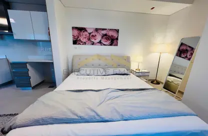 صورة لـ غرفة- غرفة النوم شقة - 1 حمام للايجار في مارينا رايز - جزيرة الريم - أبوظبي ، صورة رقم 1
