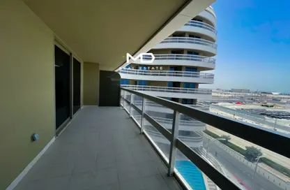 Balcony image for: Apartment - 2 Bedrooms - 3 Bathrooms for rent in Ajwan Towers - Saadiyat Cultural District - Saadiyat Island - Abu Dhabi, Image 1