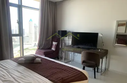 Room / Bedroom image for: Apartment - 1 Bathroom for sale in Aykon City Tower B - Aykon City - Business Bay - Dubai, Image 1