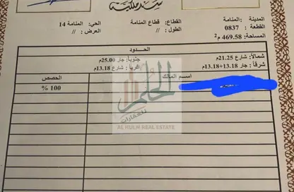 أرض - استوديو للبيع في الجرف 3 - الجرف - عجمان وسط المدينة - عجمان