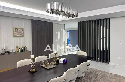 Dining Room image for: Villa - 5 Bedrooms - 6 Bathrooms for sale in Redwoods - Yas Acres - Yas Island - Abu Dhabi, Image 1