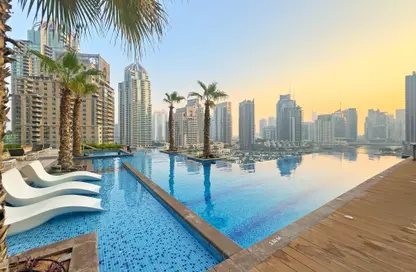 Apartment - 1 Bedroom - 2 Bathrooms for rent in Marina Gate 1 - Marina Gate - Dubai Marina - Dubai