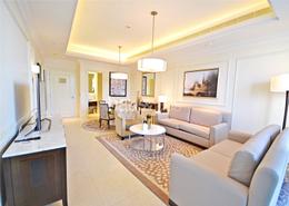Living / Dining Room image for: Hotel and Hotel Apartment - 1 bedroom - 2 bathrooms for rent in The Address The BLVD - Downtown Dubai - Dubai, Image 1
