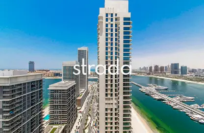 Apartment - 1 Bedroom - 1 Bathroom for sale in Marina Vista - EMAAR Beachfront - Dubai Harbour - Dubai