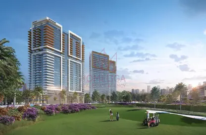 Outdoor Building image for: Apartment - 1 Bedroom - 1 Bathroom for sale in Golf Gate 2 - DAMAC Hills - Dubai, Image 1