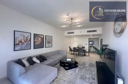 Living / Dining Room image for: Apartment - 3 Bedrooms - 3 Bathrooms for rent in Binghatti Creek - Al Jaddaf - Dubai, Image 1
