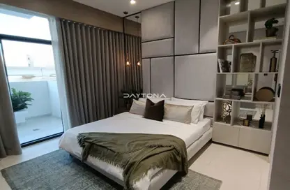 Room / Bedroom image for: Apartment - 1 Bedroom - 2 Bathrooms for sale in Westwood By IMTIAZ - Al Furjan - Dubai, Image 1