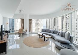 Living / Dining Room image for: Apartment - 2 bedrooms - 2 bathrooms for rent in Al Sahab 1 - Al Sahab - Dubai Marina - Dubai, Image 1
