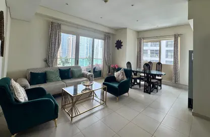 Apartment - 2 Bedrooms - 3 Bathrooms for rent in The Royal Oceanic - Oceanic - Dubai Marina - Dubai