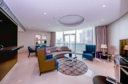 Living Room image for: Apartment - 3 Bedrooms - 2 Bathrooms for rent in Damac Maison The Distinction - Downtown Dubai - Dubai, Image 1