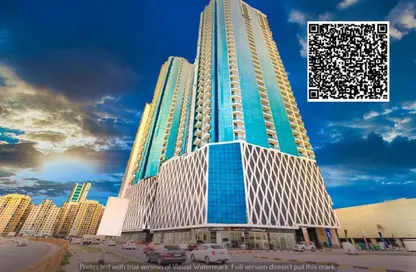 شقة - 2 غرف نوم - 2 حمامات للايجار في برج الواحة - الراشدية 1 - الراشدية - عجمان