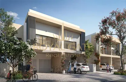 Outdoor Building image for: Villa - 3 Bedrooms - 4 Bathrooms for sale in The Magnolias - Yas Acres - Yas Island - Abu Dhabi, Image 1