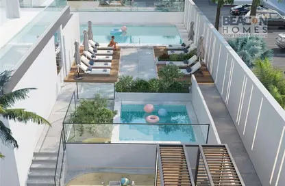 Pool image for: Apartment - 1 Bedroom - 1 Bathroom for sale in Golf Vista Heights - Dubai Sports City - Dubai, Image 1