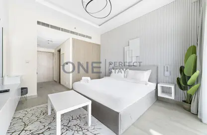 Room / Bedroom image for: Apartment for rent in Farhad Azizi Residence - Al Jaddaf - Dubai, Image 1