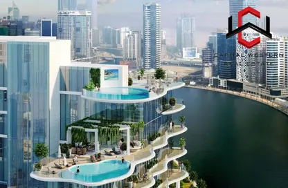Apartment - Studio - 1 Bathroom for sale in Chic Tower - Business Bay - Dubai