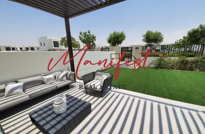 Terrace image for: Townhouse - 3 Bedrooms - 4 Bathrooms for rent in Reem Townhouses - Town Square - Dubai, Image 1