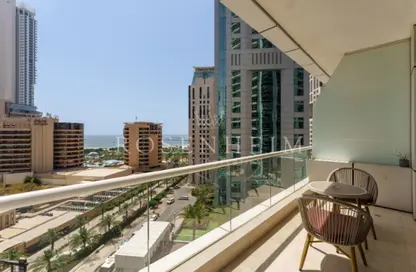 شقة - غرفة نوم - 2 حمامات للايجار في برج بوتانيكا - دبي مارينا - دبي شقة - غرفة نوم - 2 حمامات للايجار في برج بوتانيكا - دبي مارينا - دبي