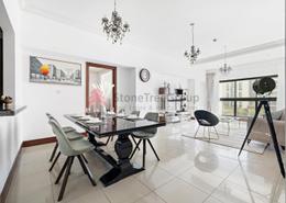 Dining Room image for: Apartment - 2 bedrooms - 2 bathrooms for rent in Golden Mile 5 - Golden Mile - Palm Jumeirah - Dubai, Image 1