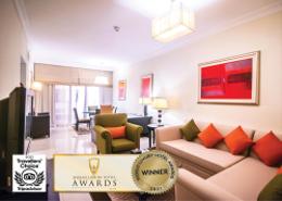 Living / Dining Room image for: Apartment - 2 bedrooms - 2 bathrooms for rent in Mercure Dubai Barsha Heights Hotel Suites & Apartments - Barsha Heights (Tecom) - Dubai, Image 1