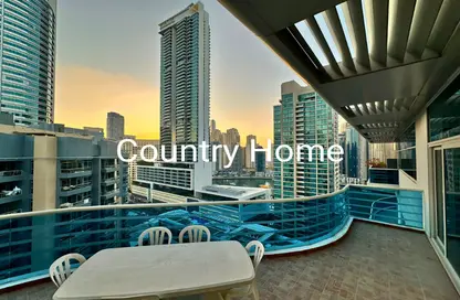 Apartment - 2 Bedrooms - 3 Bathrooms for rent in Cascades Tower - Dubai Marina - Dubai