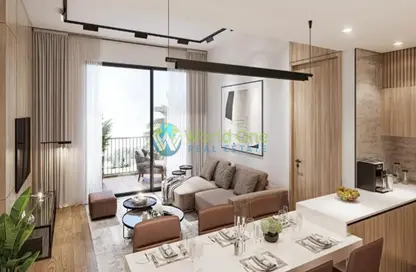 Living / Dining Room image for: Apartment - 2 Bedrooms - 3 Bathrooms for sale in Oakley Square Residences - Jumeirah Village Circle - Dubai, Image 1