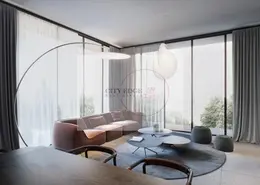Living / Dining Room image for: Apartment - 1 Bedroom - 2 Bathrooms for sale in Nasaq - Aljada - Sharjah, Image 1