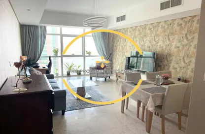 Apartment - 1 Bedroom - 2 Bathrooms for rent in Ocean Terrace - Marina Square - Al Reem Island - Abu Dhabi