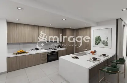 Kitchen image for: Townhouse - 3 Bedrooms - 4 Bathrooms for sale in The Dahlias - Yas Acres - Yas Island - Abu Dhabi, Image 1