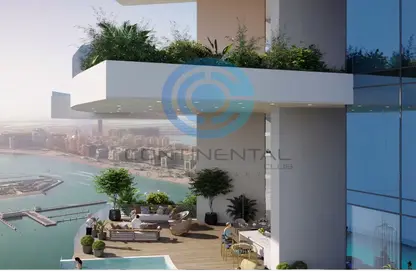 Apartment - 1 Bedroom - 2 Bathrooms for sale in Cavalli Casa Tower - Al Sufouh 2 - Al Sufouh - Dubai